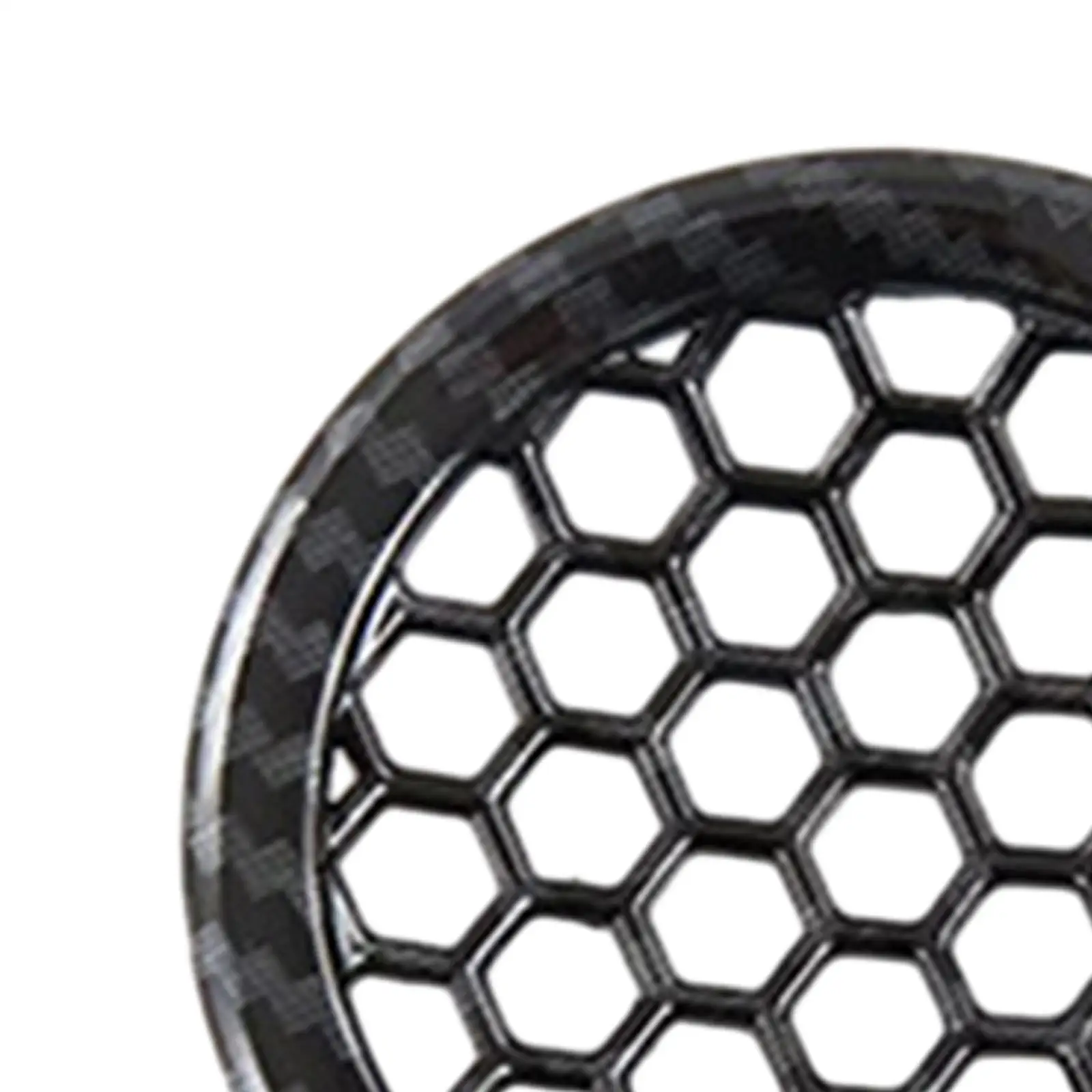 2 Pieces Car Inner Door Horn Ring Covers Auto Speaker Ring Easy to Install Spare Parts Audio Speaker Ring for Byd Dolphin
