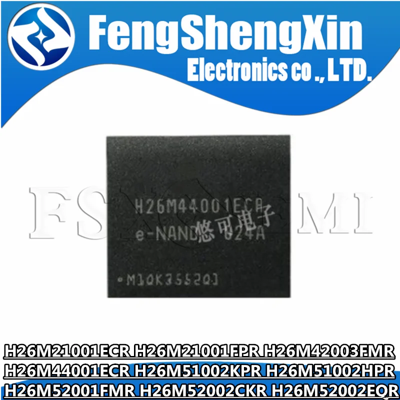 

1pcs H26M21001ECR H26M21001FPR H26M42003FMR H26M44001ECR H26M51002KPR H26M51002HPR H26M52001FMR H26M52002CKR H26M52002EQR Chips