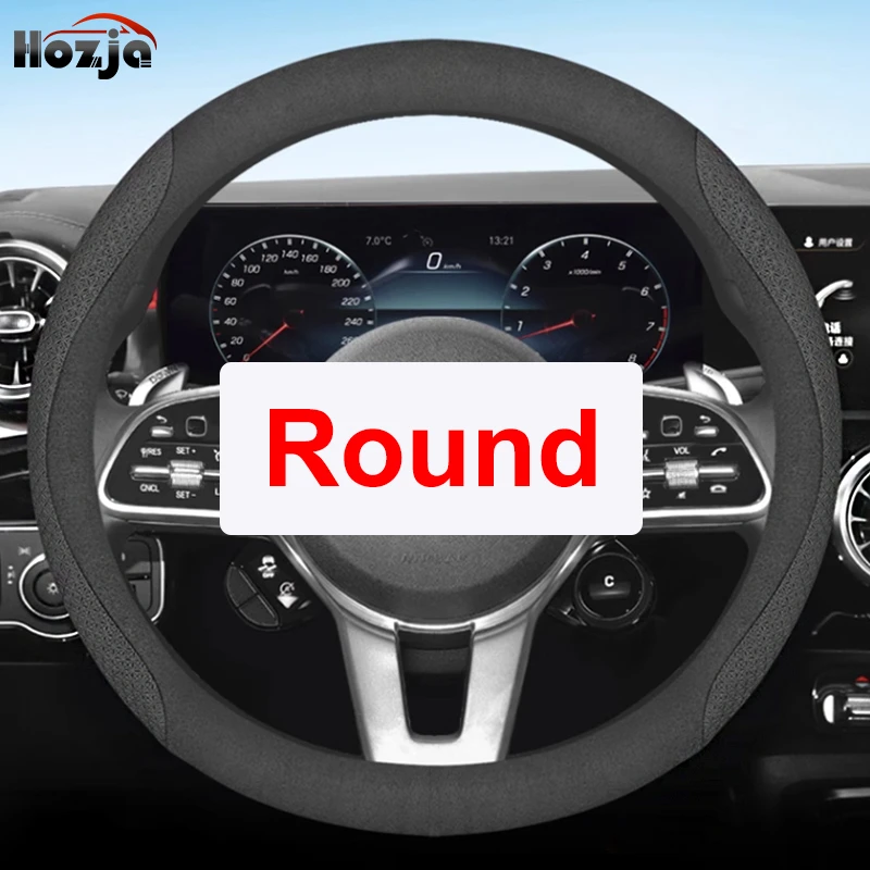 

Leather Car Steering Wheel Cover for Ssangyong Torres Kyron Actyon Sports 2012 - 2019 2020 2021 2022 2023 2024 Auto Accessories