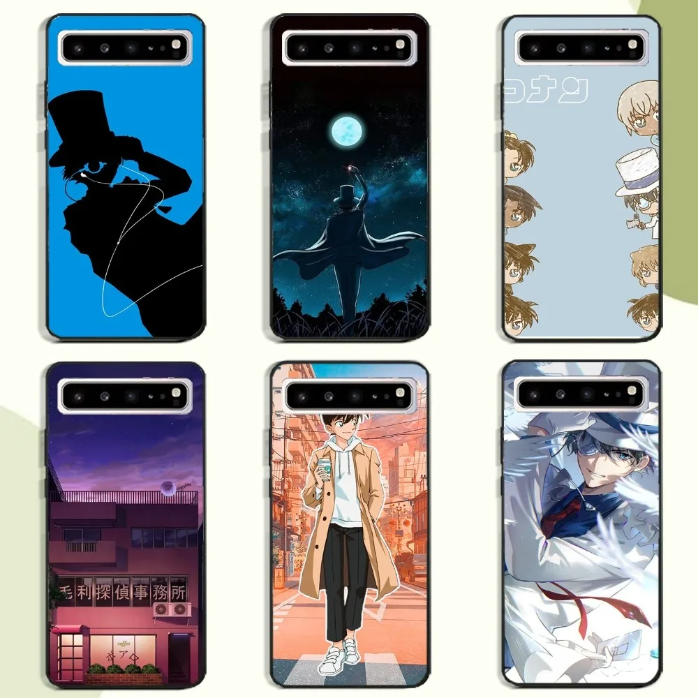 D-Detective C-Conan Phone Case For Samsung Galaxy A52 A12 A51 S21 Edge S22ULTRA S23 S20LITE Plus Ultra Black Cover