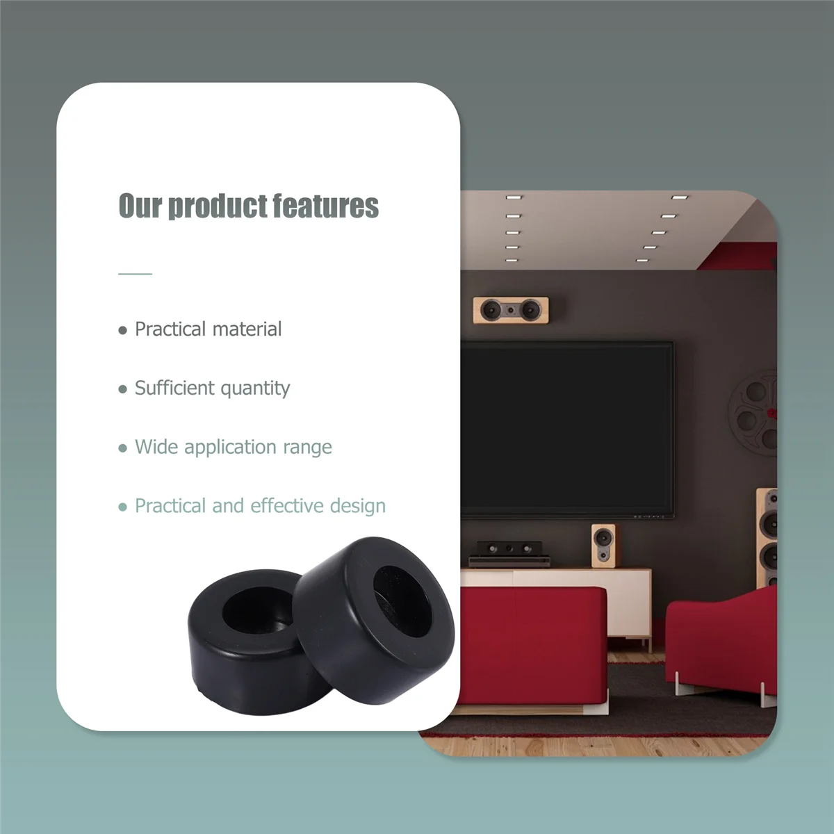 ABJG-Набор вибрационных накладок для крепления ног воздушного компрессора