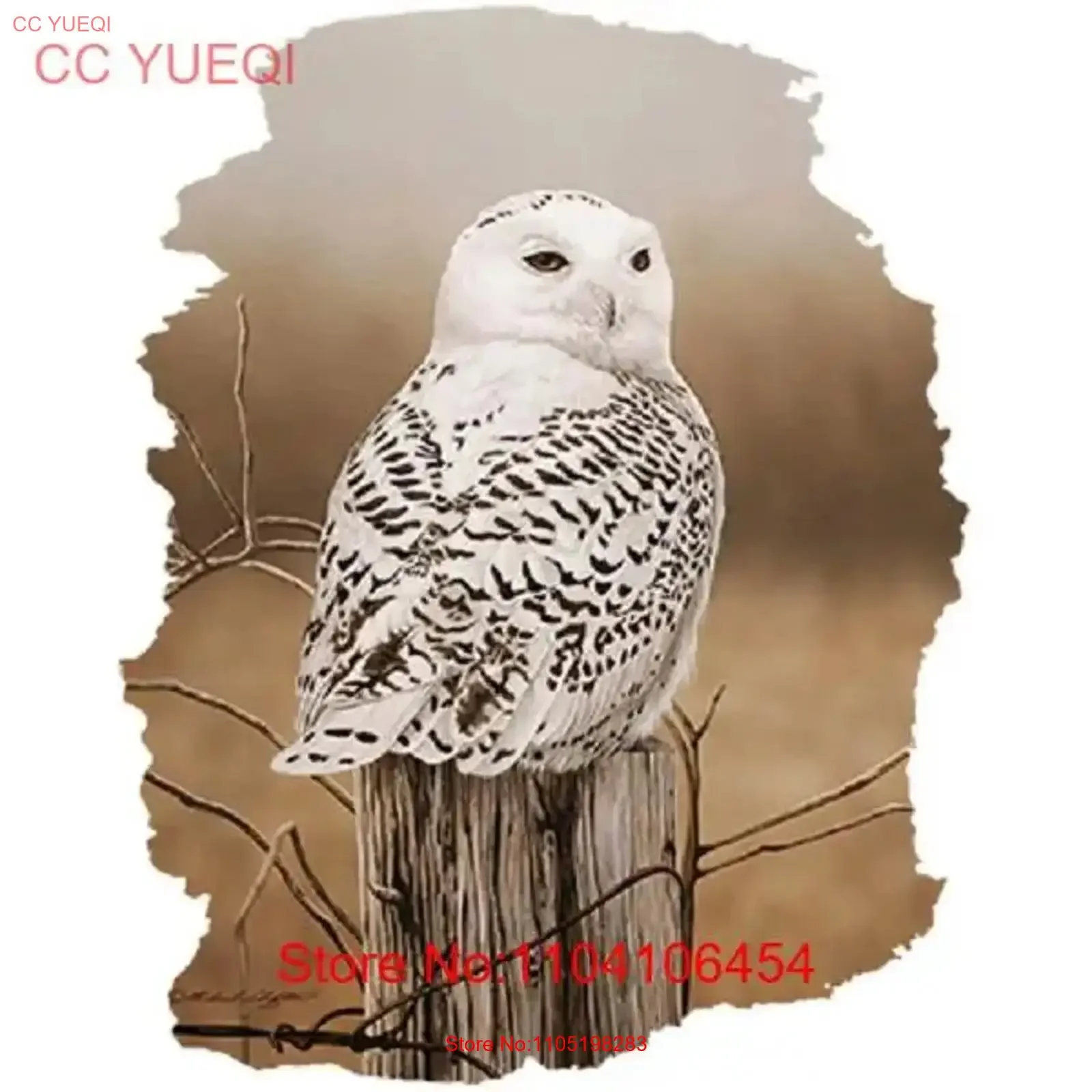 

NEW Snowy Owl T shirt Sizes Colors vintage Washed Versatile Top For Everyday Wear Slightly Unisex Breathable Soft Casual