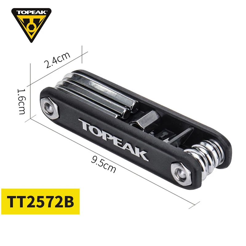 Topeak Bike Repair Tool Kits 10 in 1 Bicycle Multitool Screwdrivers Tool Hex Wrenches MTB Mountain Bike Portable Cycling Tools