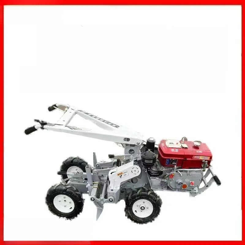 Three-wheel four-wheel garlic harvesting freighter Automatic garlic digging machine Agricultural household