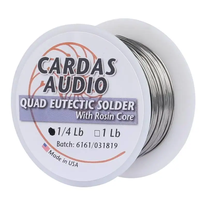 10meters America CARDAS Silver Solder Wire  4% Silver 0.8mm Diameter DIY Solder Wire For Audiophile Earphones