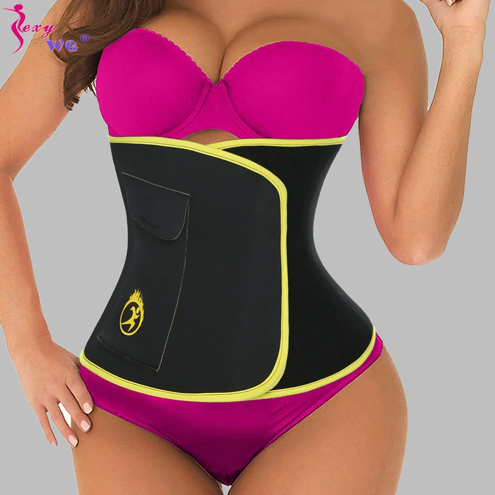 

SEXYWG Women Waist Trainer Belt for Tummy Control Fat Burning Waist Cincher Slimming Corset Neoprene Weight Loss Sauna Belt