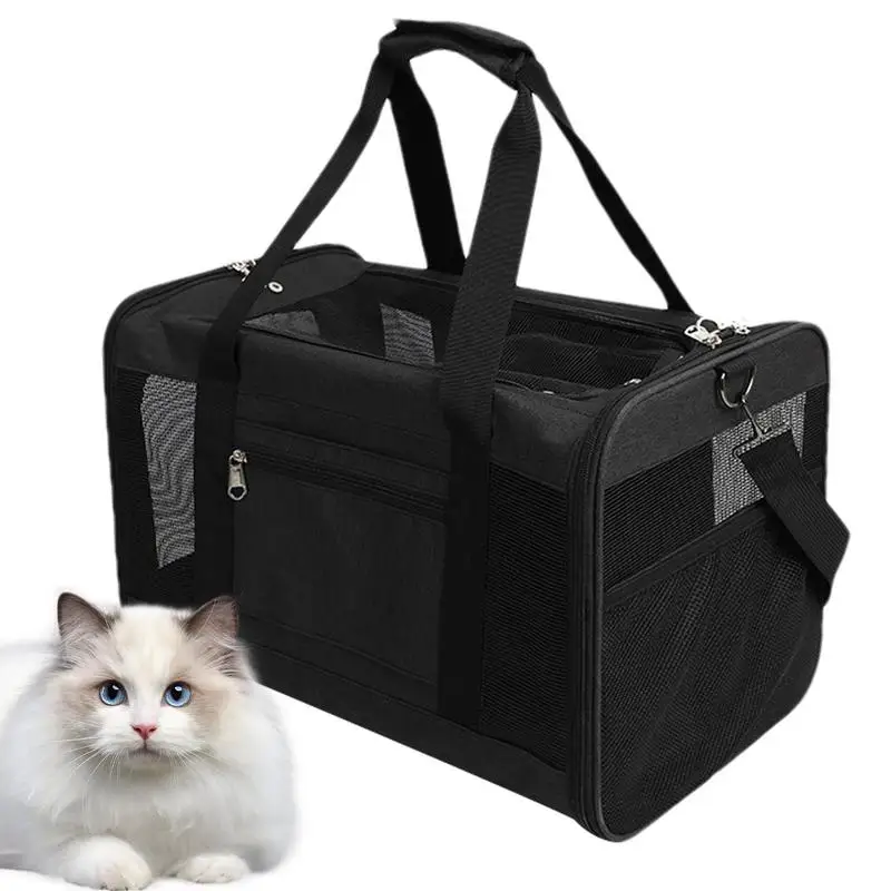 

Dog Carrier Bag Adjustable Dog Carriers For Dogs Dog Crate Cat Accessories Animal Carriers Travel Oxford Cloth 2 Ways For Small