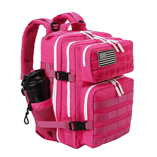 Mochila táctica LHI 25L para mujer, bolsa de gimnasio para atleta de Fitness, mochila pequeña de viaje para deportes al aire libre con portabotellas