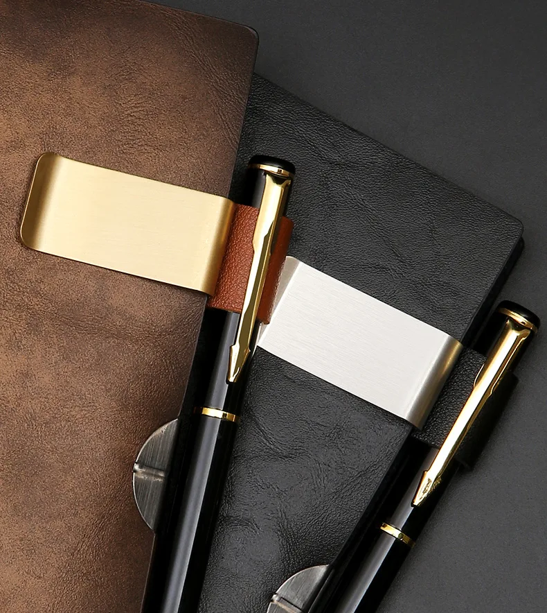 

Металлический держатель для ручек, тонкий карманный зажим для денег, кошелек для наличных, удостоверений личности, кредитных карт, деловой держатель для долларов, закладка для блокнота и бумаг