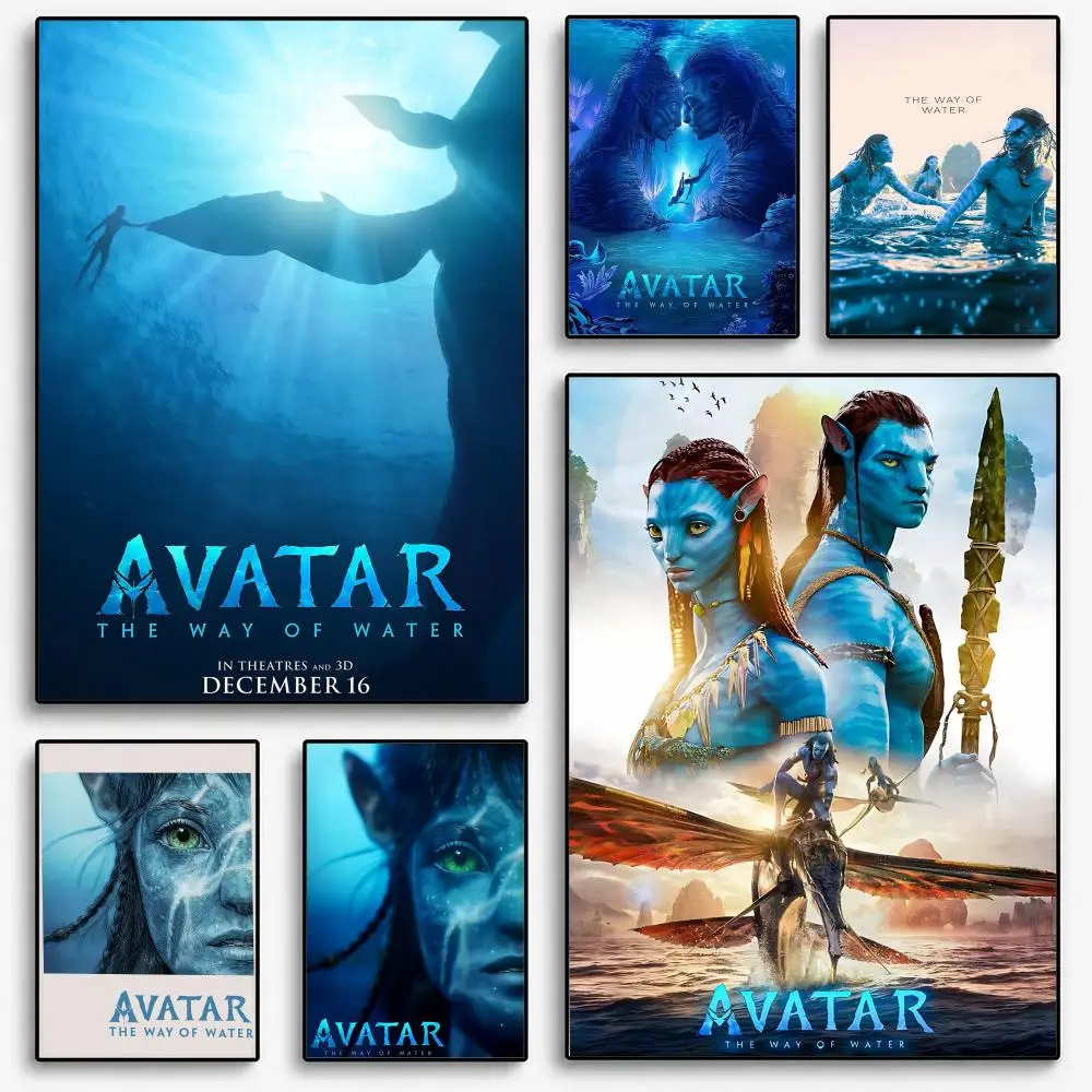 Avatar The Way of Water Poster Room Home Decoration Interior Wall Art Printing Garage Posters Gift