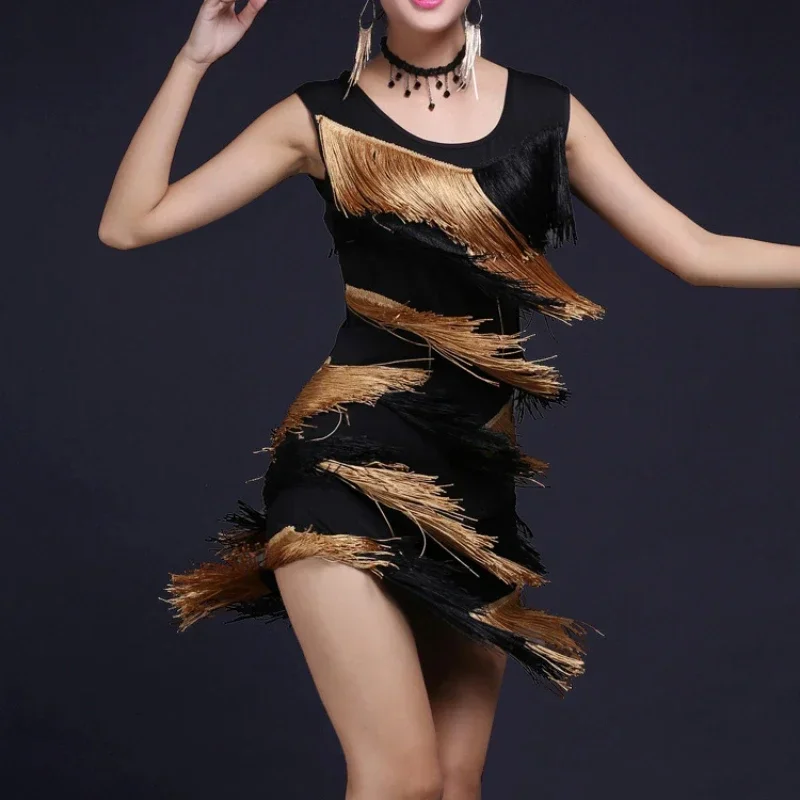 

Tassel Latin dance stage costumes ballet leotards for women leotards for girls