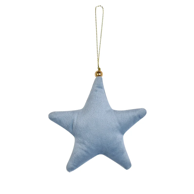 Christmas Ornament, Velvet Star Hanging Ornament, Christmas Tree Ornament