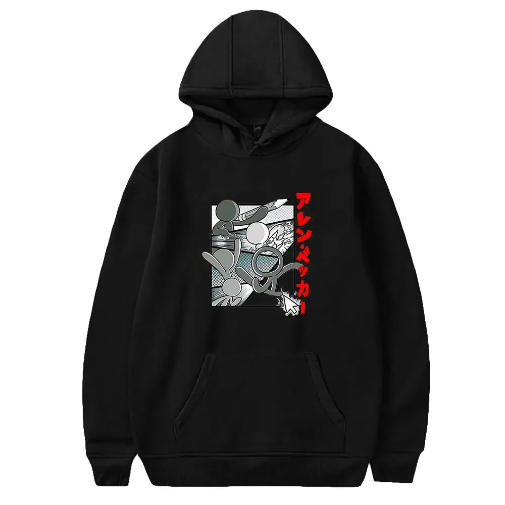 

2026 Alan becker hoodies das mulheres dos homens de manga comprida pulôver com capuz camisolas unisex casual streetwear roupas