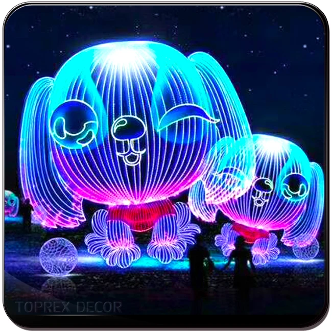 Commercial new LED outdoor large-scale theme Christmas decoration display