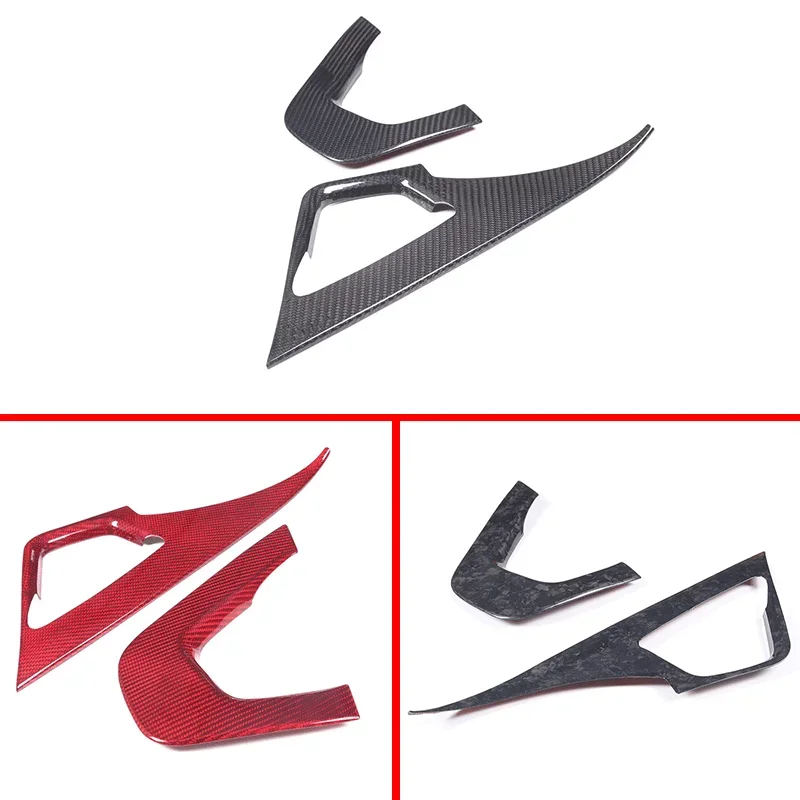 

For 2014-2019 Chevrolet Corvette C7 Real Carbon Fiber Car Styling Car Main driver's Inner Door Panel Cover Sticker Auto Parts