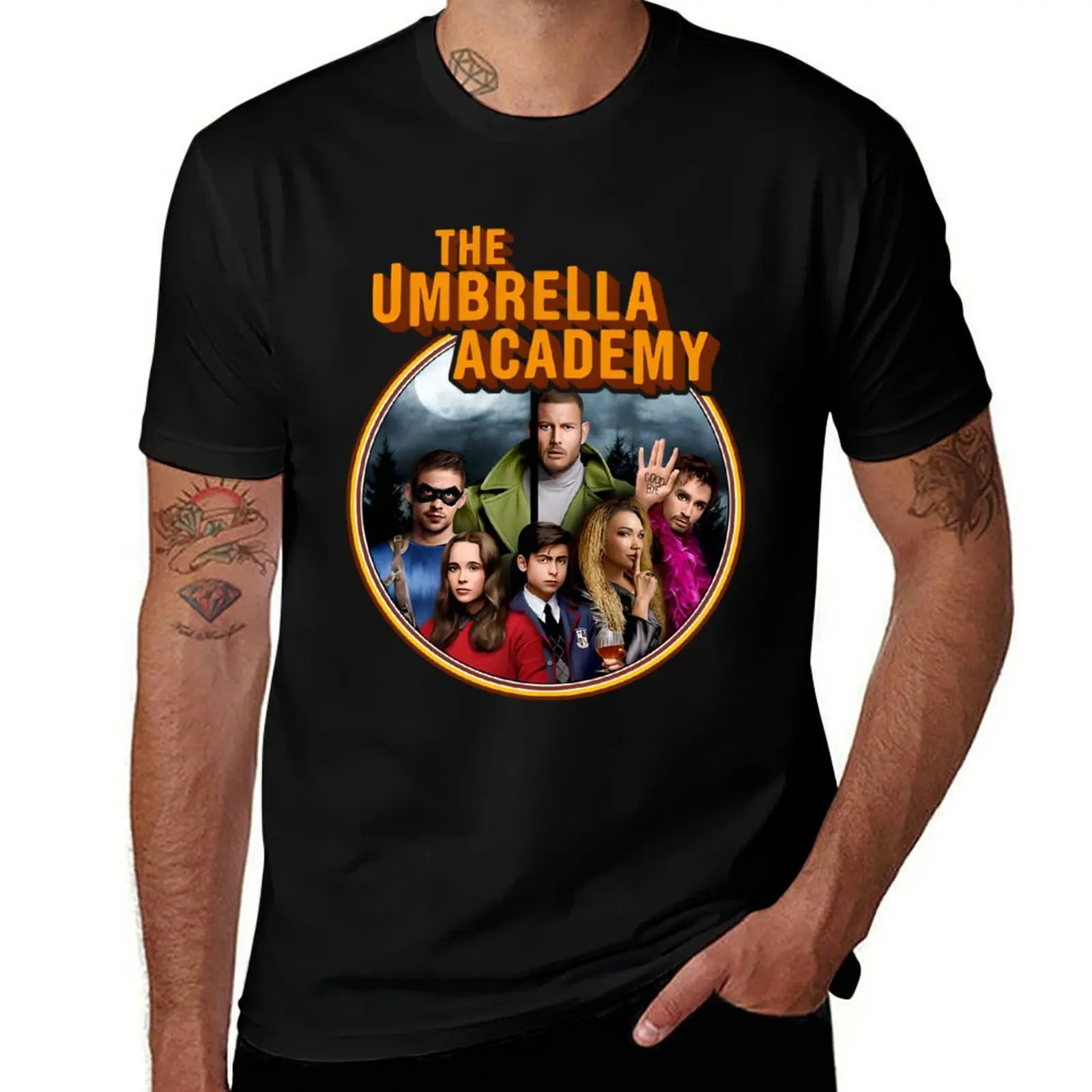 

Umbrella Academy T-Shirt t shirts for man cotton funny anime tshirt T-Shirt