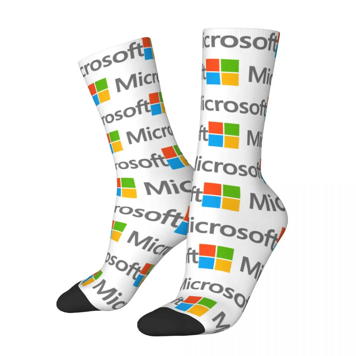 

The History And Evolution Of The Microsoft Logo Socks All Season Long Socks Accessories for Man's Woman's Gifts