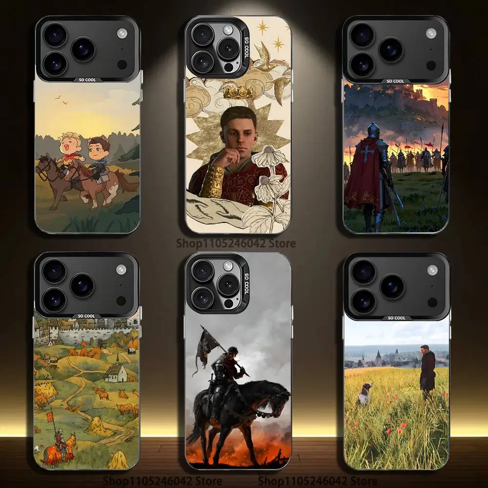 

KCD K-Kingdom Come D-DeliveranceS Phone Case For iPhone 17,16,15,14,13,12,11,Pro,XS,Max,Plus Black Matte Shockproof Cover