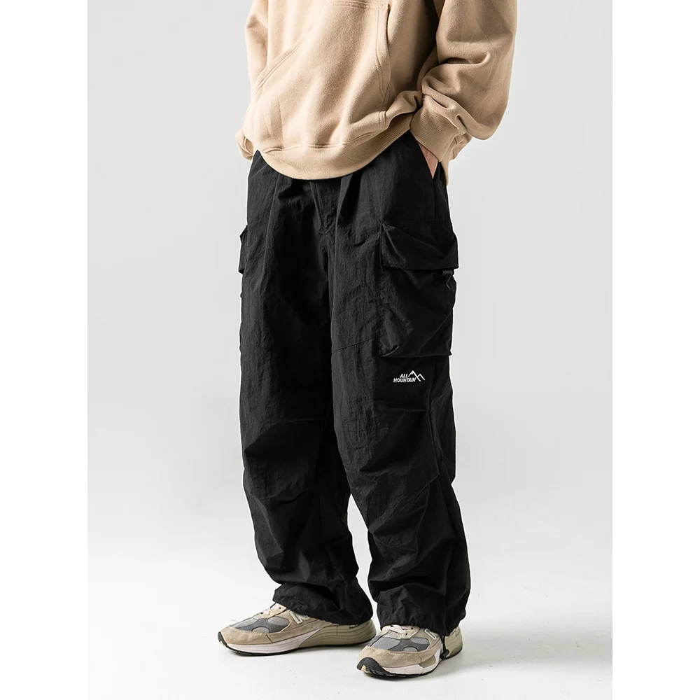 

Men’s Lightweight Cargo Pants Outdoor Hiking Tactical Pants Multi Pocket Loose Fit Casual Streetwear Trousers 2026 New