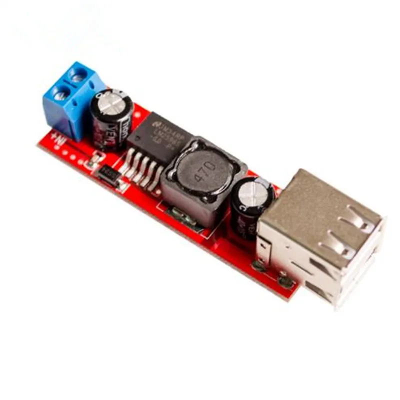 Dual USB Output 9V/12V/24V/36V Turn 5V DC-DC Car Charging 3A Step-down Regulator Module