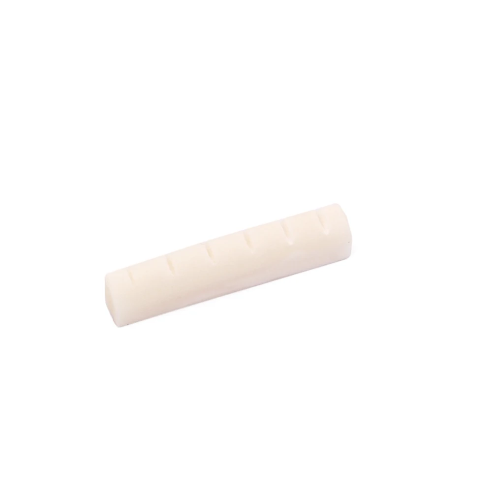 

5Pcs Slotted Guitar Nut Natural Bone Bass Guitar Oxen Bone Parts Replacement Accessory Professional Tone Enhancer