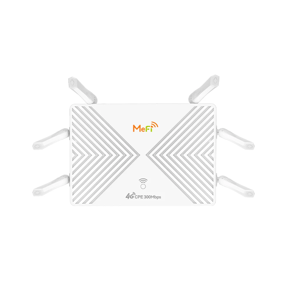 ​​TIANJIE R300 Indoor Wifi 6 Router 4G LTE Wireless WiFi Portable WiFi Hotspot 6 Antenna 150Mbps 10-Device Stability