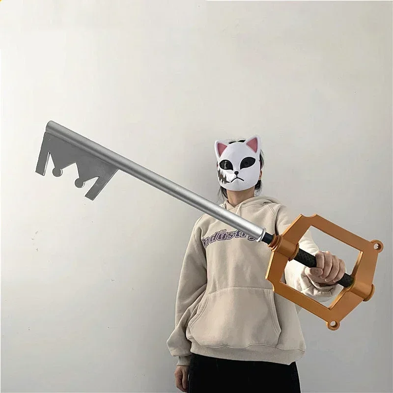 المملكة هارتس أنيمي الشكل لعبة سورا Keyblade بولي Riku تأثيري الدعائم Weapo نموذج السيف سكين كاتانا جمع الساموراي هدية لعبة