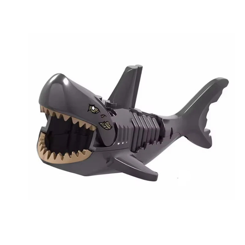 Filmfigur Krokodil-Monster Peripheres Plastikmodell Zusammenbaubare Bausteine Fortgeschrittene Statue Kinder Geburtstagsgeschenke Spielzeug