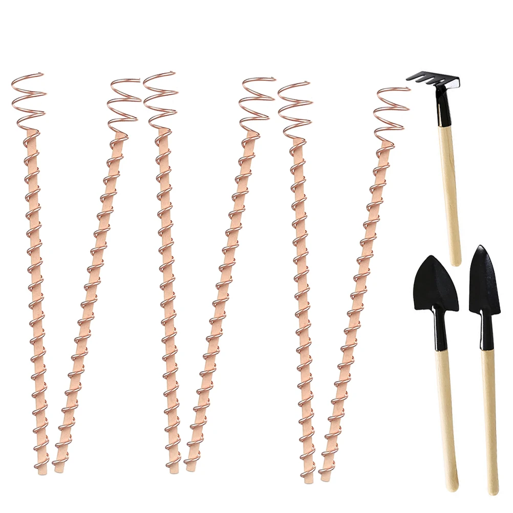 

1 Culture Antenna Copper Wire Stake Kit Gardening Tools Planting Lattice DIY Decoration Flexible Coil Mechanism