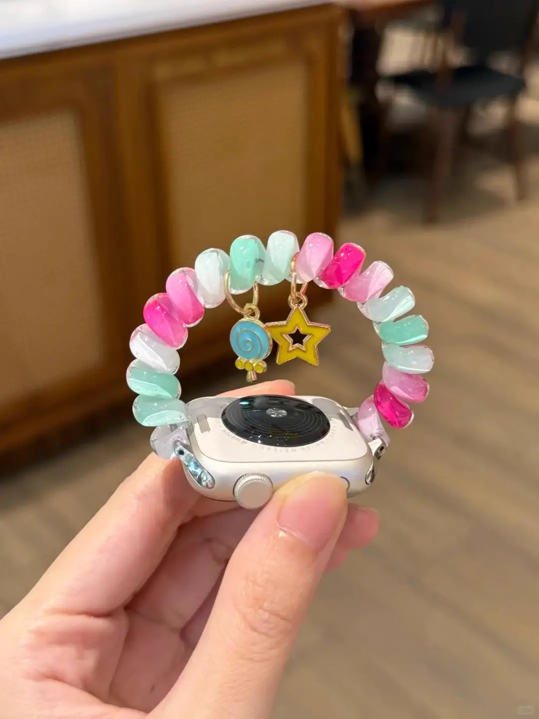 Elastic Strap for Apple watch Band 44mm 42mm 41mm 45 46 49mm wrist replacement belt bracelet correa iWatch series SE 6 7 8 9 10 - view 2