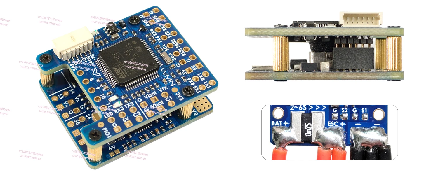 MATEK F405-WMN التحكم في الطيران ArduPilot/INAV مقياس البرامج الثابتة/الصندوق الأسود/OSD 2-6S