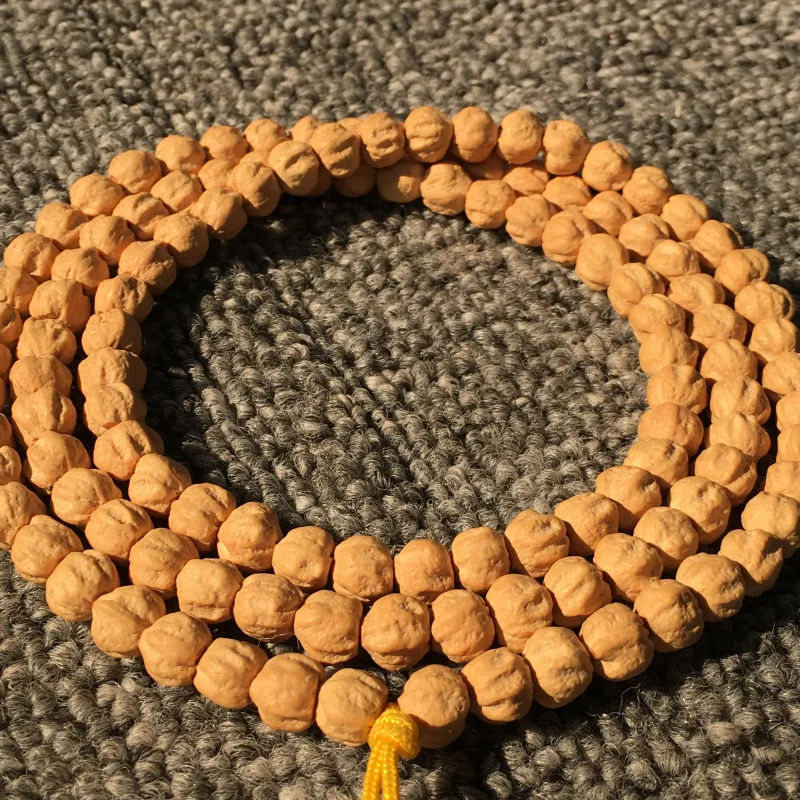 Seiko Rift Grain Passion Fruit Seeds Cacumen Platycladi108Beads Bracelet Necklace High Oil High Density 7m8mm