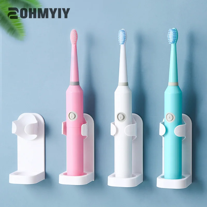 Traceless Toothbrush Holder Bath Wall-Mounted Electric Toothbrush Holders Adults Toothbrush Stand Hanger Bathroom Accessories