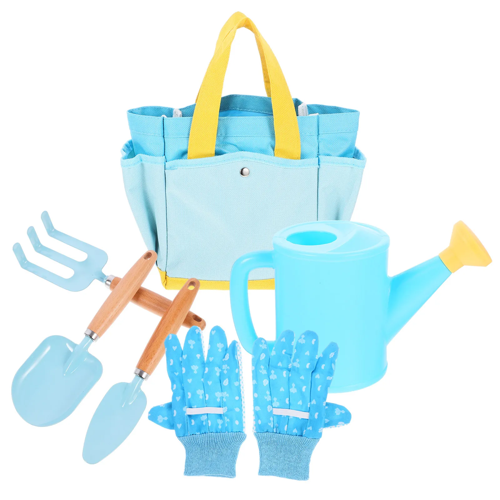 

1Set Children Planting Tools Set Bright Color Ergonomic Garden Hand Tools for Kids Flower Vegetable Seedling Gardening Beach