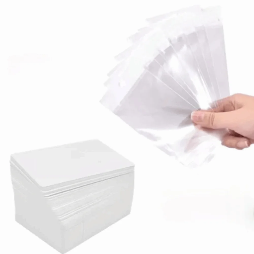 100pcs Blank Paper Earring Cards Black Brown Kraft Paper Jewelry Card 6x9cm White Blank Jewelry Card Retail Display