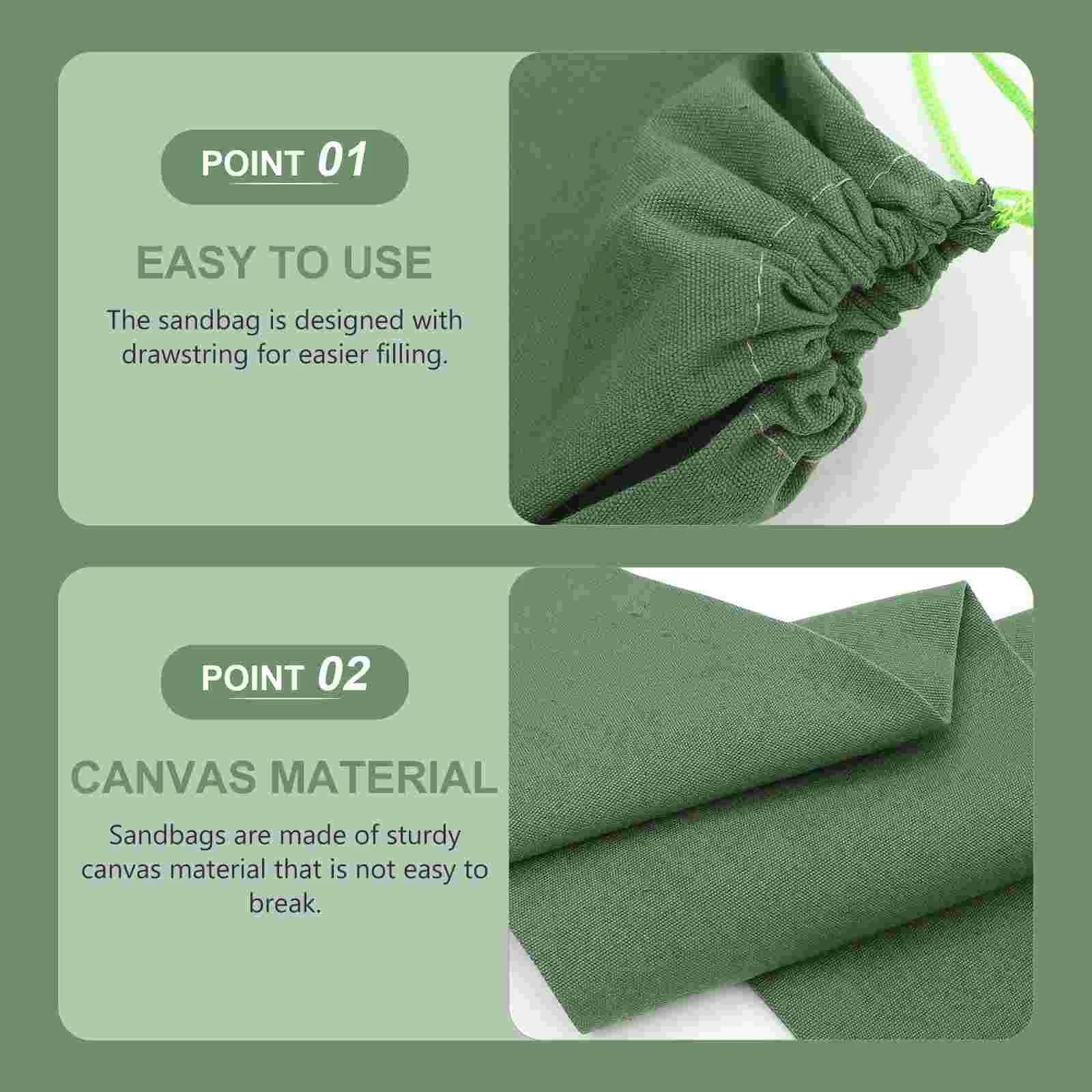 Flood Control Sandbags Beach Canvas Tent Trash Prevention Barriers for Flooding Household