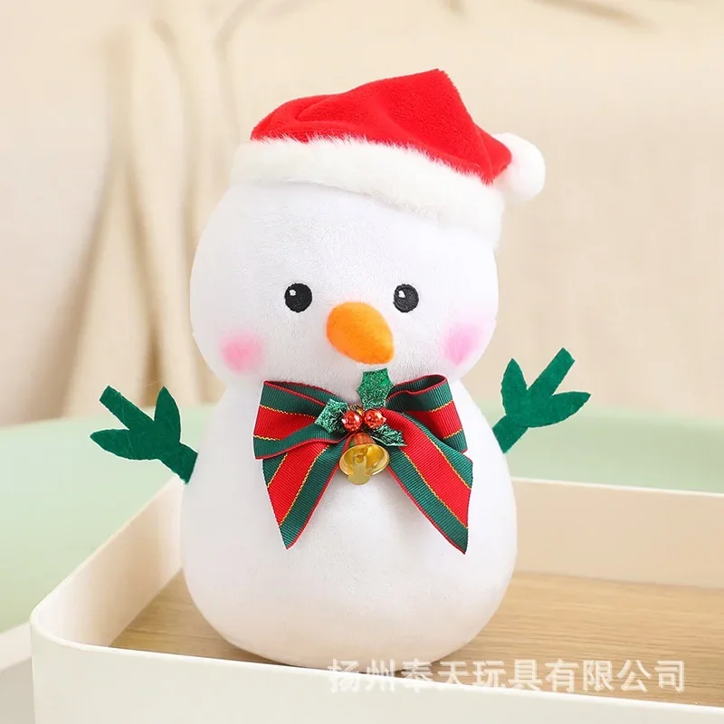 Poupée bonhomme de neige mignonne de Noël pour enfants, jouet en peluche, canapé, décoration de la maison, fournitures de chambre, cadeau surprise