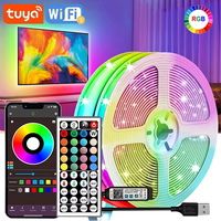 Led Lights Strip Tuya Smart Wifi Usb 5V Rgb Tape For Bedroom Room Bluetooth App Control Ribbon Lamp Rgb5050 Diode Tv Backlight
