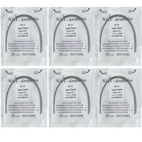 10pcs/ pack High-Quality Super Elastic Orthodontic NITI Archwire in Various Sizes  Lower/Upper 012/014/016/018/020