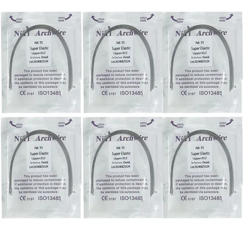 Imagen 1 del producto 10 unids/pack arco NITI de ortodoncia súper elástico de alta calidad en varios tamaños inferior/superior 012/014/016/018/020