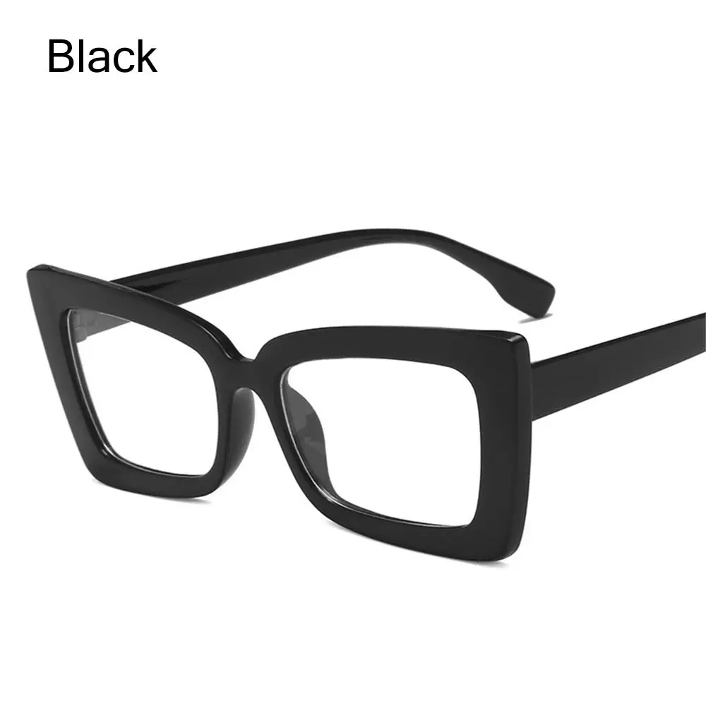 

Transparent Square Frame Office Eyeglasses Clear Glasses Cat Eye Glasses Computer Goggles Anti Blue Light
