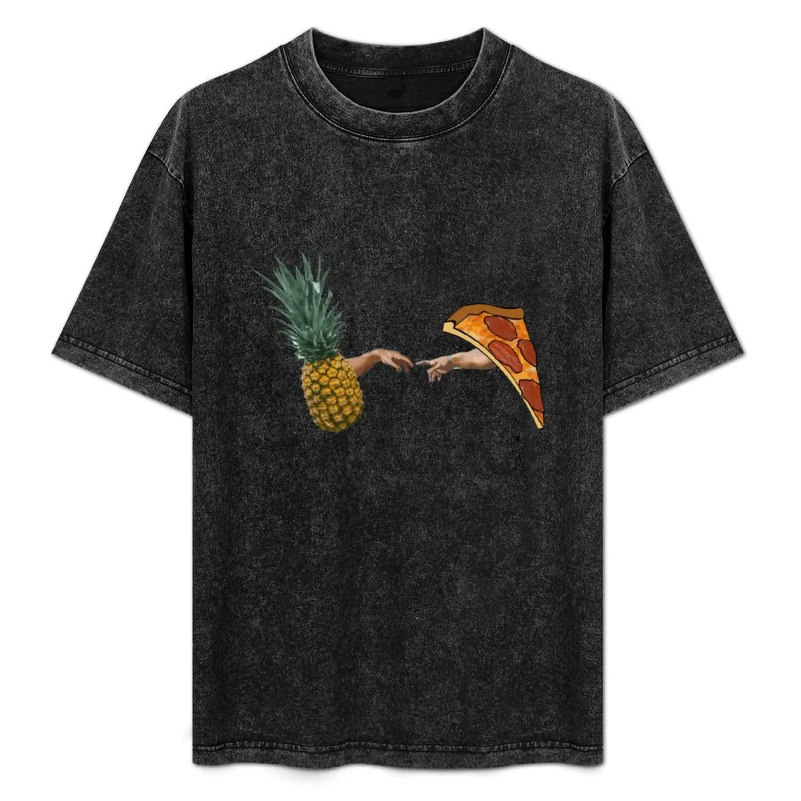 

Creation of Pineapple Pizza T-Shirt cute tops designer shirts compression shirt men