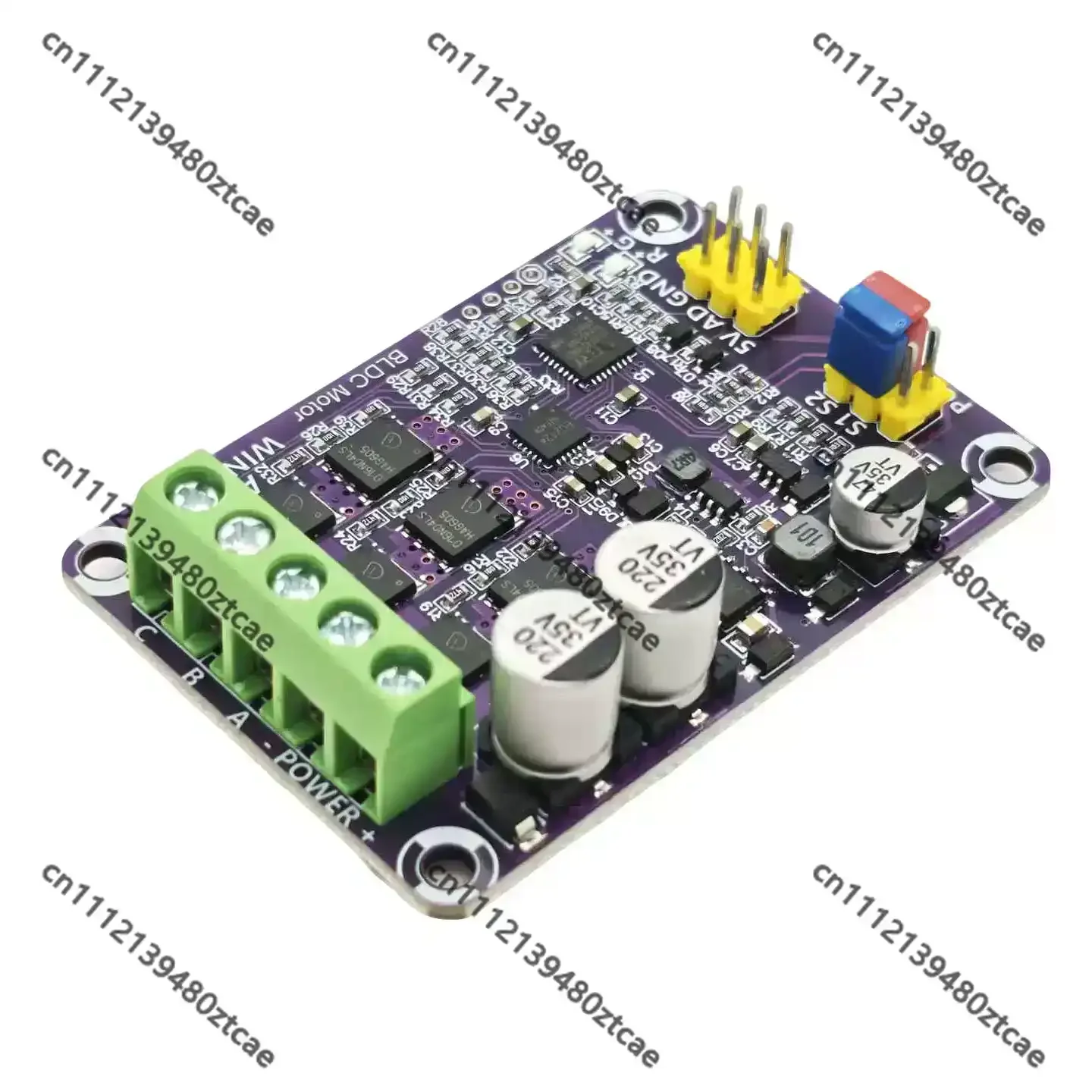 Sensorless Brushless DC Motor Driver PWM & Analog Voltage Dual Mode Adjustable Custom Software For Camera Gimbal Equipment