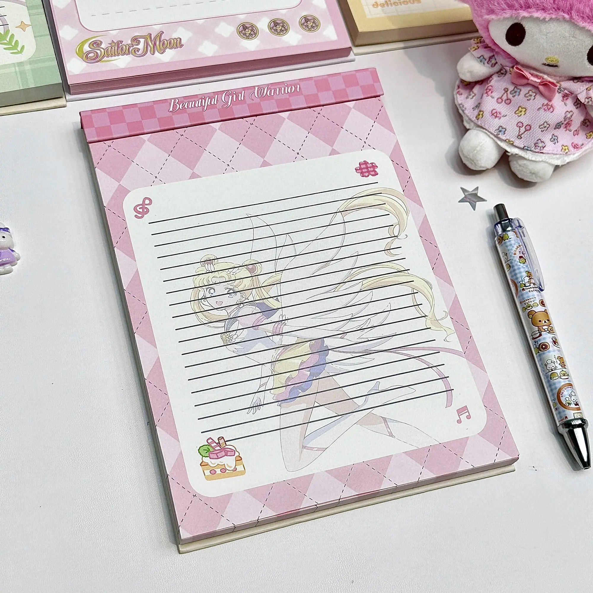 Sailor Moon Cute Memo Pad Student Diary Notebook Daily Record Notebook Cute Graffiti Notebook Girls' Gifts - view 5