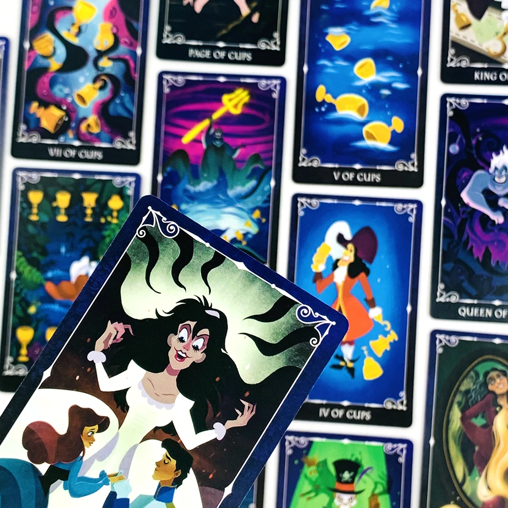 التارو سطح السفينة 78 قطعة بطاقات التارو سطح السفينة الأسرة جمع أرواق لعب رؤى الإنجليزية العرافة طبعة سطح السفينة بوراد لعب الألعاب