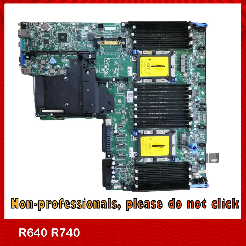 Original Server Motherboard For Dell For R640 R740 6G98X 1YM03 RJCR7 JM3W2 Perfect Test  Good Quality