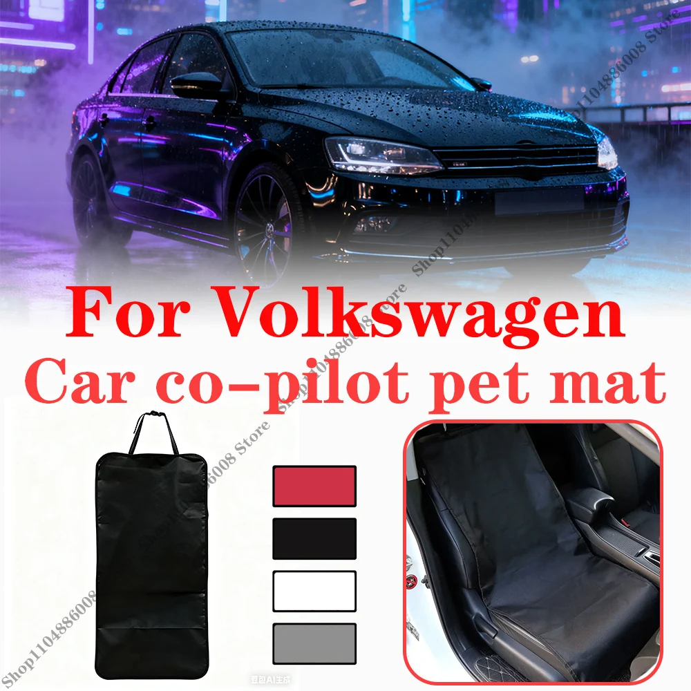 

Car co-pilot seat pet mat dog cat Anti-dirt Pad For Volkswagen VW ID4 Polo 6R 6N T4 T5 Golf 5 6 7 8 MK6 MK7 Tiguan Accessories