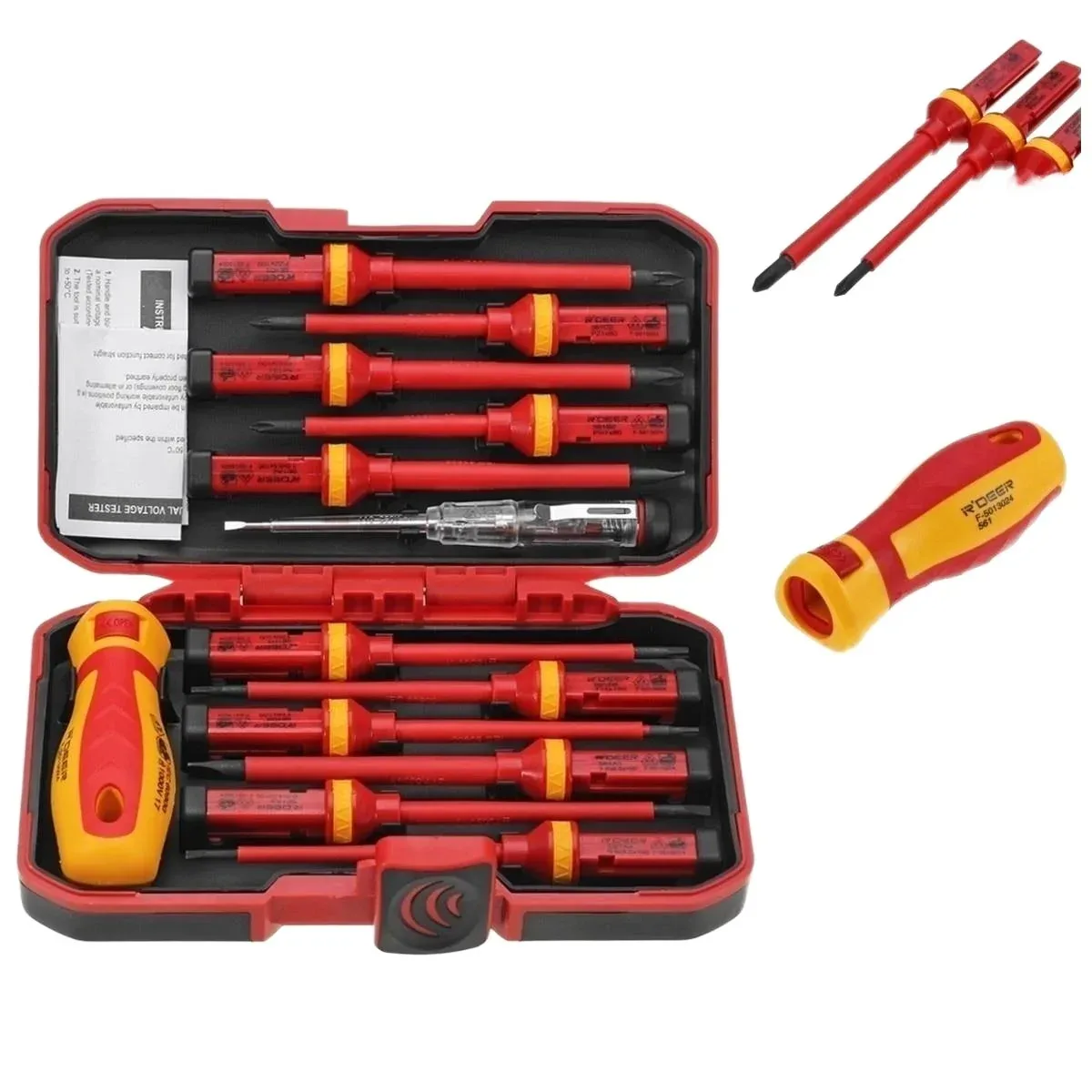 

13 Vde Mechanical Insulated Screwdriver Set