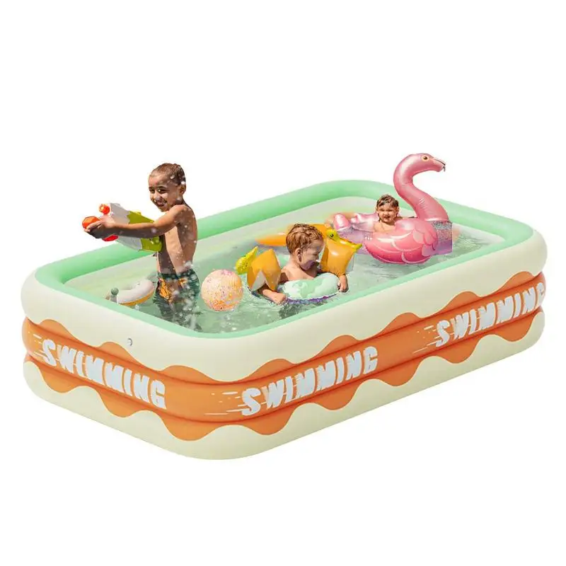 1.3/1.5/1.8/2.1/2.6/3.05M Baby Children Swimming Pool Inflatable Swimming Pool Summer Outdoor Water Amusement Toy For Boys Girls