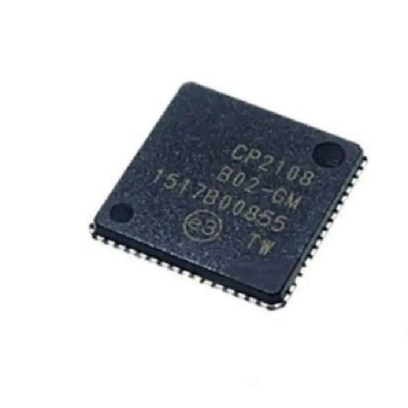 1pcs/lot New Original CP2108 CP2108-B02-GM QFN64 Chipset USB Controller Antarmuka QFN-64